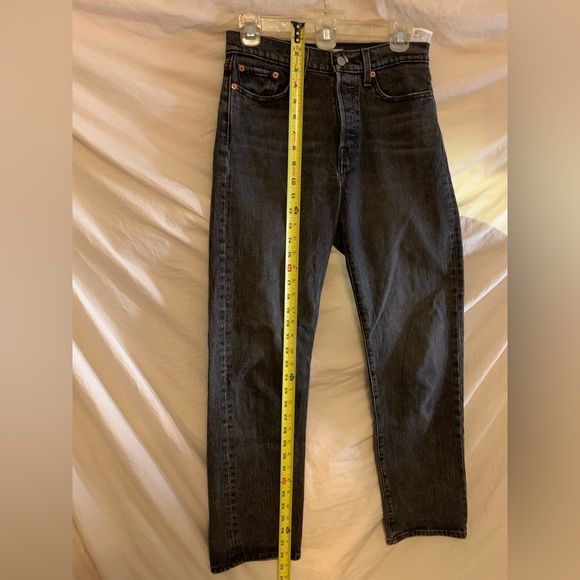 ✨⚡️💥 WEDE STRAIGHT fit women's Take a hint black jeans - Picture 4 of 13